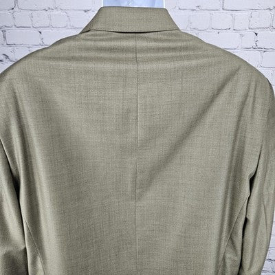 Earvin Magic Johnson Tan Signature Fine Italian Cloth Peak Blazer Sport Coat 44L