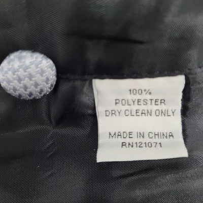 Calvin Klein Grey Silver Buttoned Lined Suit Vest Waistcoat Medium M