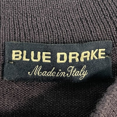 Blue Drake Purple Merino Wool Blend Knit Sweater Italy Made Size Medium M