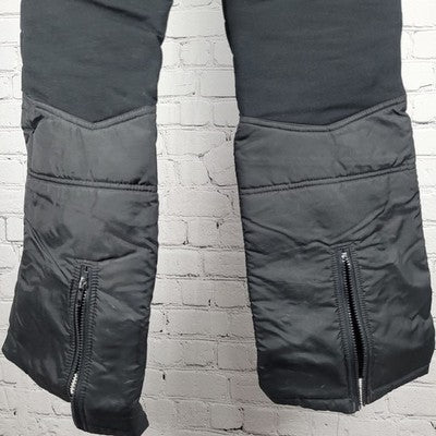 VTG Europa Black Wool Nylon Schoeller Textil Switzerland Snow Pants 30R (28x29)