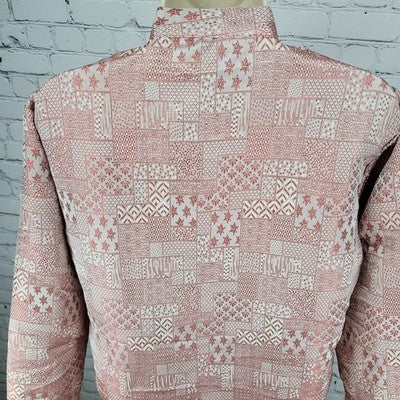NWT Sojanya Red Buttoned Long Sleeve Pockets Indian Dress Kurta Size S/36