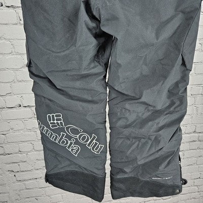 Columbia Black Omni Tech Insulated Snow Ski Cargo Pockets Pants Kids Small S 8