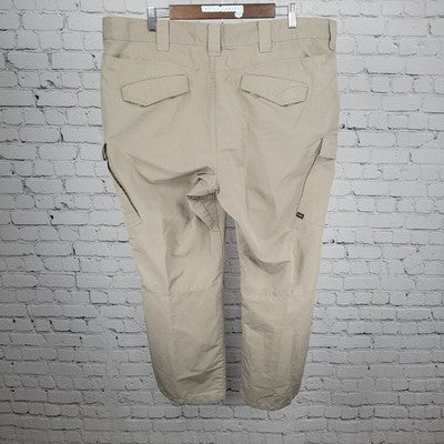 5.11 Tactical Beige Lightweight Cargo Pockets Utility Straight Leg Pants 42x30