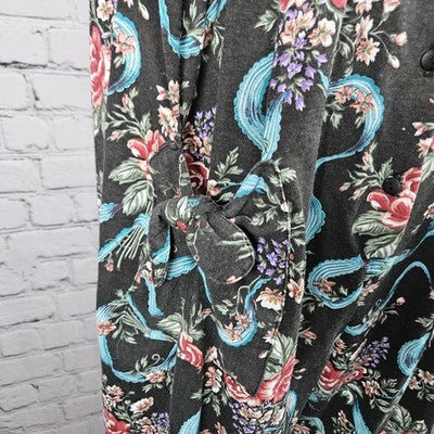 VTG Mainberry Inc Los Angeles Multicolor Floral Sleeveless Tapered Jumpsuit US L