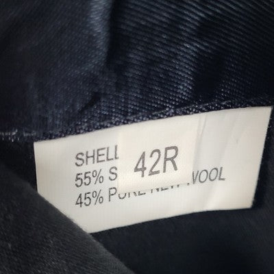 Jos A Bank Blue Silk & Wool Blend 2 Button Vented Blazer Sport Coat Size 42R