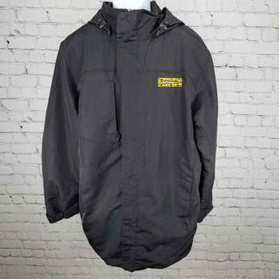 The Parking Spot Black North End Warm Logik Insulated Hooded Jacket Size Large L