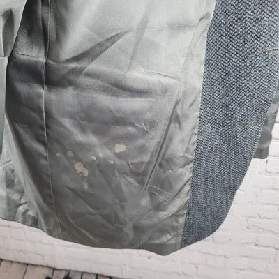 Oakton Limited Grey Tweed 2 Button Notch Blazer Sport Coat USA Made Size 50BL