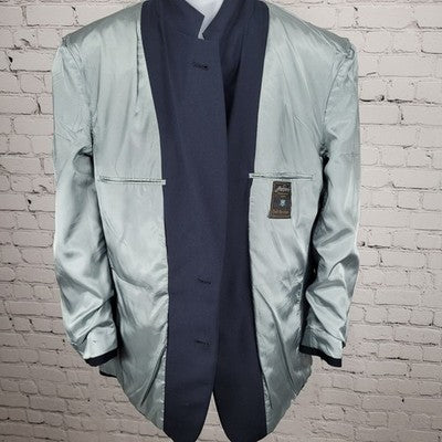 Jack Nicklaus Navy Tournament Series Dell Brothers 2 Button Notch Blazer USA 43R