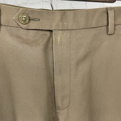 Jos A Bank Brown Cotton Twill Traveler’s Straight Leg Chino Pants Size 36x32