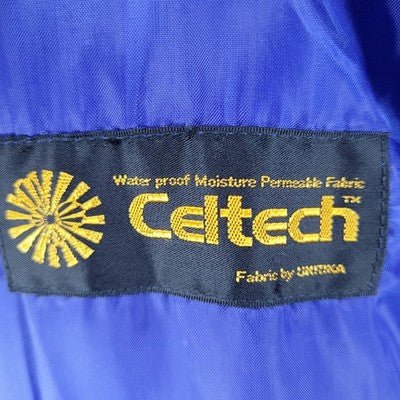 VTG Tyrolia By Head Blue Celtech Waterproof Hooded Insulated Ski Jacket Large L