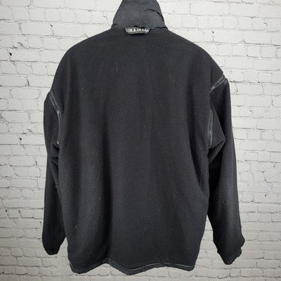 Whites Canada Black Insulated Fleece Lined Removable Sleeves Full Zip Jacket XL