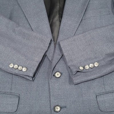 VTG Southhampton Blue 2 Button Vented Notch Blazer Sport Coat USA 43