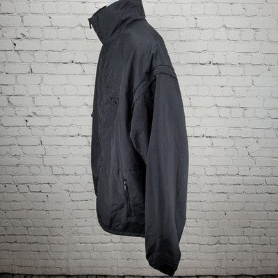 Whites Canada Black Insulated Fleece Lined Removable Sleeves Full Zip Jacket XL
