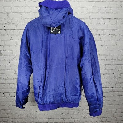 VTG Tyrolia By Head Blue Celtech Waterproof Hooded Insulated Ski Jacket Large L