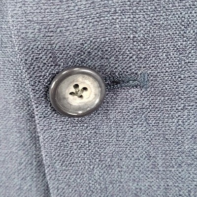 VTG Southhampton Blue 2 Button Vented Notch Blazer Sport Coat USA 43