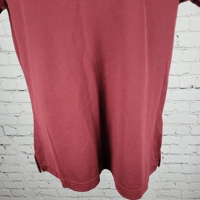 NWT Texas A&M University MS Analytics Burgundy Short Sleeve Shirt Top Medium M