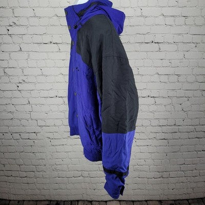 VTG Tyrolia By Head Blue Celtech Waterproof Hooded Insulated Ski Jacket Large L