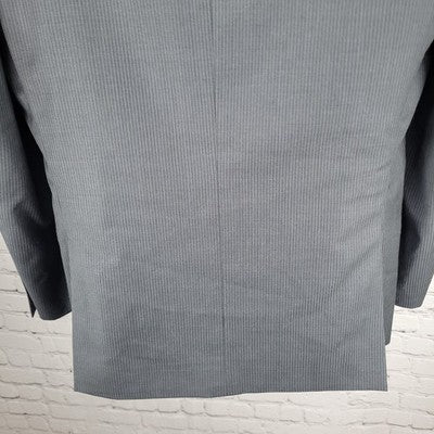 Joseph Jos A Bank Charcoal Metropolitan Wool Slim Fit 2 Button Notch Blazer 40S