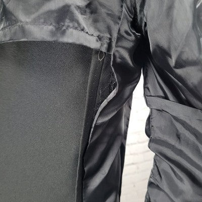 Towncraft Black 2 Button Single Vented Notch Washable Blazer Sport Coat USA 40