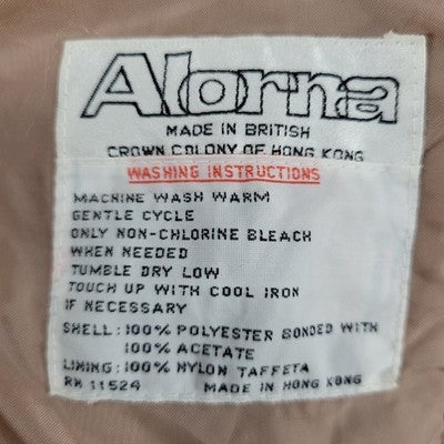 VTG Alorna Light Purple Faux Suede Short Sleeve Lined Lightweight Jacket Small S