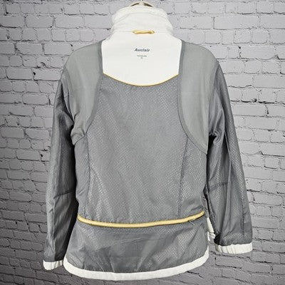 Auclair Ivory Waterproof Breathable Full Zip Stand Up Collar Jacket Large L