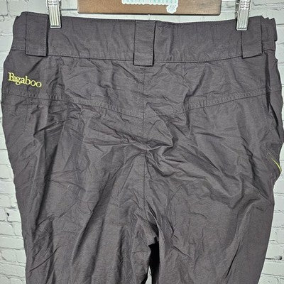 Columbia Brown Green Omni Tech Bugaboo Insulated Snow Ski Pants L (36x32) *tear