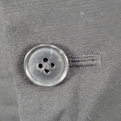 Kenneth Cole Black 100% Wool 2 Button Double Vented Notch Blazer Sport Coat 48L