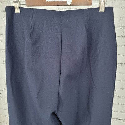 Brooks Brothers Navy High Rise Stretch Expandable Tapered Dress Pants 14 (29x29)