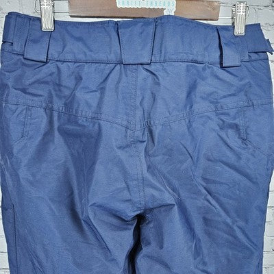 Columbia Navy Omni Tech Waterproof Breathable Snow Ski Pants Small (32x31)