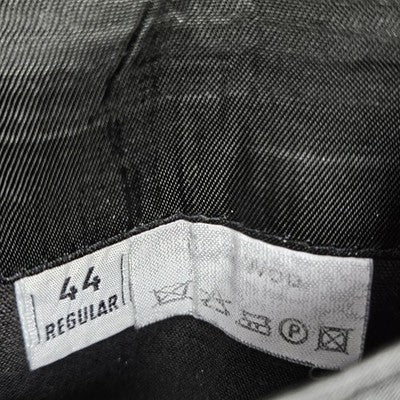 Jos A Bank Black 100% Wool 2 Button Single Vented Notch Blazer Sport Coat 44R