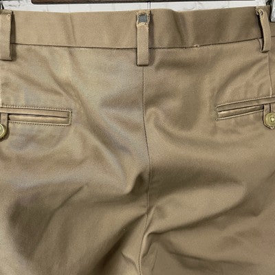 Jos A Bank Brown Cotton Twill Traveler’s Straight Leg Chino Pants Size 36x32