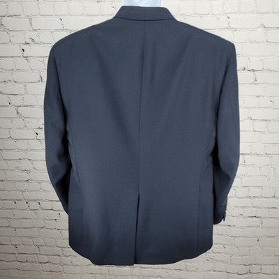 Jack Nicklaus Navy Tournament Series Dell Brothers 2 Button Notch Blazer USA 43R