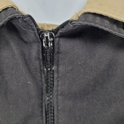 VTG WestArk Arlington GM Truck Assembly Black Beige Collar Zipped Jacket USA 3XL