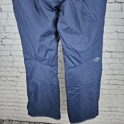 Columbia Navy Omni Tech Waterproof Breathable Snow Ski Pants Small (32x31)