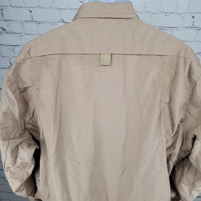 Carter Industries Tan Aramid Combat Vehicle Crewmen's Class 2 Coveralls Size XLS