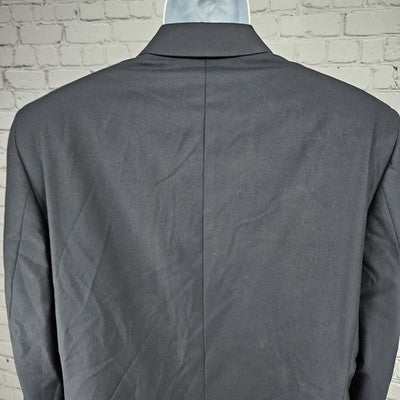 Brooks Brothers Navy 100% Wool Loro Piana Brookwood 2 Button Notch Blazer 42R