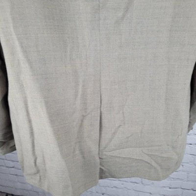 Wall Street Collection Brown 2 Button Notch Blazer Sport Coat USA Made Size 46R
