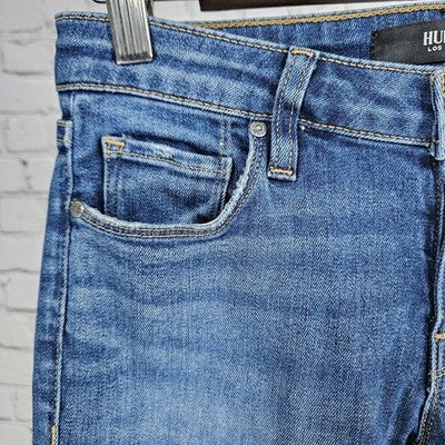 Hudson Blue Denim Krista Super Skinny Low Rise Medium Wash Jeans 24 (24x29)