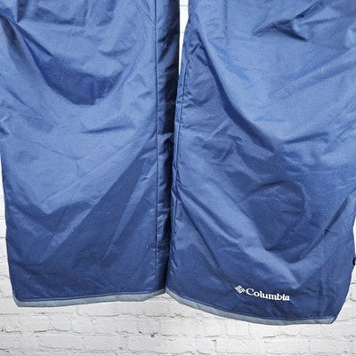 Columbia Navy Omni Tech Waterproof Breathable Snow Ski Pants Small (32x31)