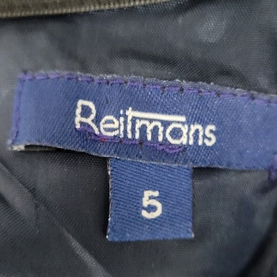 Reitmans Navy Jennifer Satin Removable Straps A Line Midi Dress Size 5