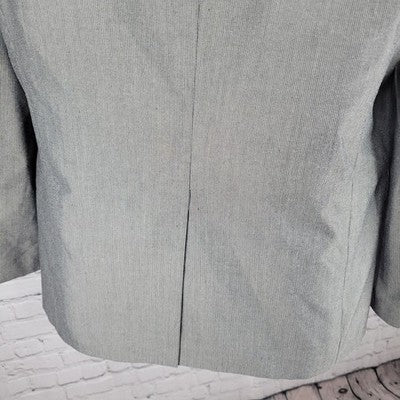 Perry Ellis Castlerock Grey Classic Fit 2 Button Blazer Sport Coat Jacket 38R