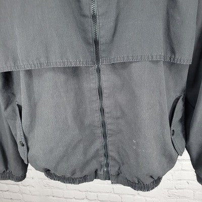 VTG WestArk Arlington GM Truck Assembly Black Beige Collar Zipped Jacket USA 3XL