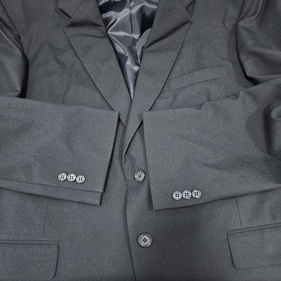 Edwards Navy Signature Natural Stretch 2 Button Notch Blazer Sport Coat 50R