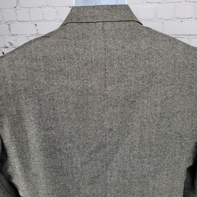 Ralph Ralph Lauren Black Beige 100% Lambs Wool 2 Button Blazer Sport Coat 42L