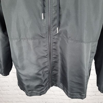 SXSW South By Southwest ATX Black Hooded Windbreaker Jacket Size Large L