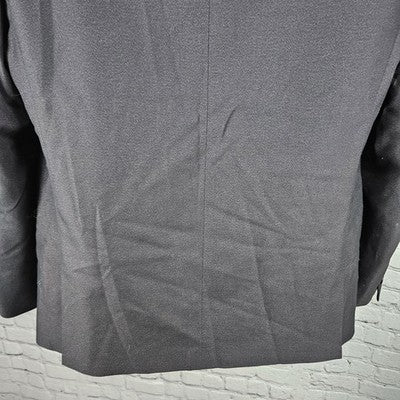 Suitor Black Red Slim Fit 2 Button Double Vented Peak Suit Blazer Sport Coat 40R
