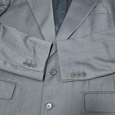 Vito Rufolo Blue 100% Wool 2 Button Ventless Notch Blazer Sport Coat Italy 40R
