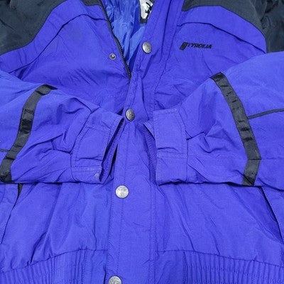 VTG Tyrolia By Head Blue Celtech Waterproof Hooded Insulated Ski Jacket Large L