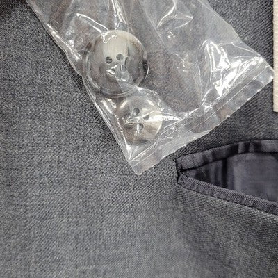 Joseph Abboud Grey 100% Wool Super 110's Blazer Sport Coat USA Made Size 52R