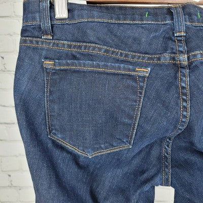 J Brand Mama J Dark Wash Straight Leg Maternity Jeans USA Made Size 25 (32x30)